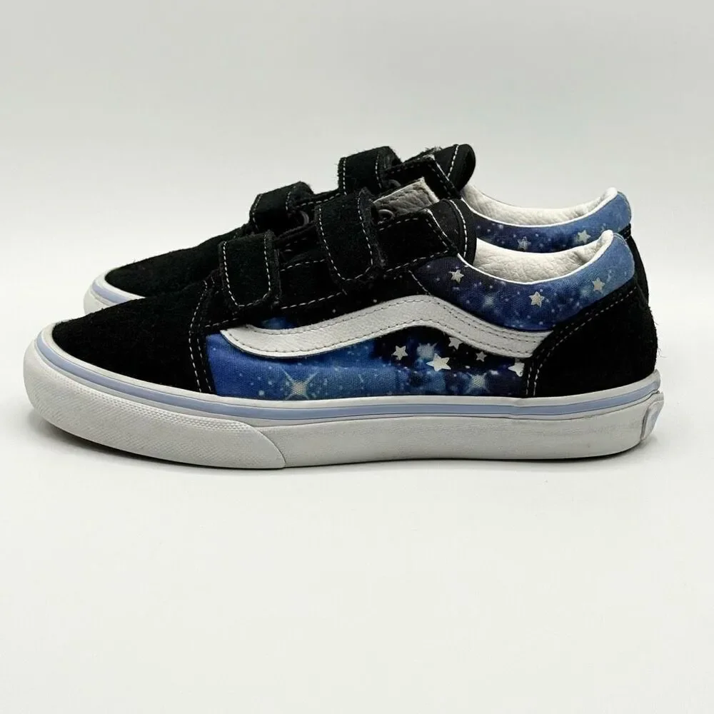 Vans Aplix Galaxy Print Canvas Sneakers - Kids US 3